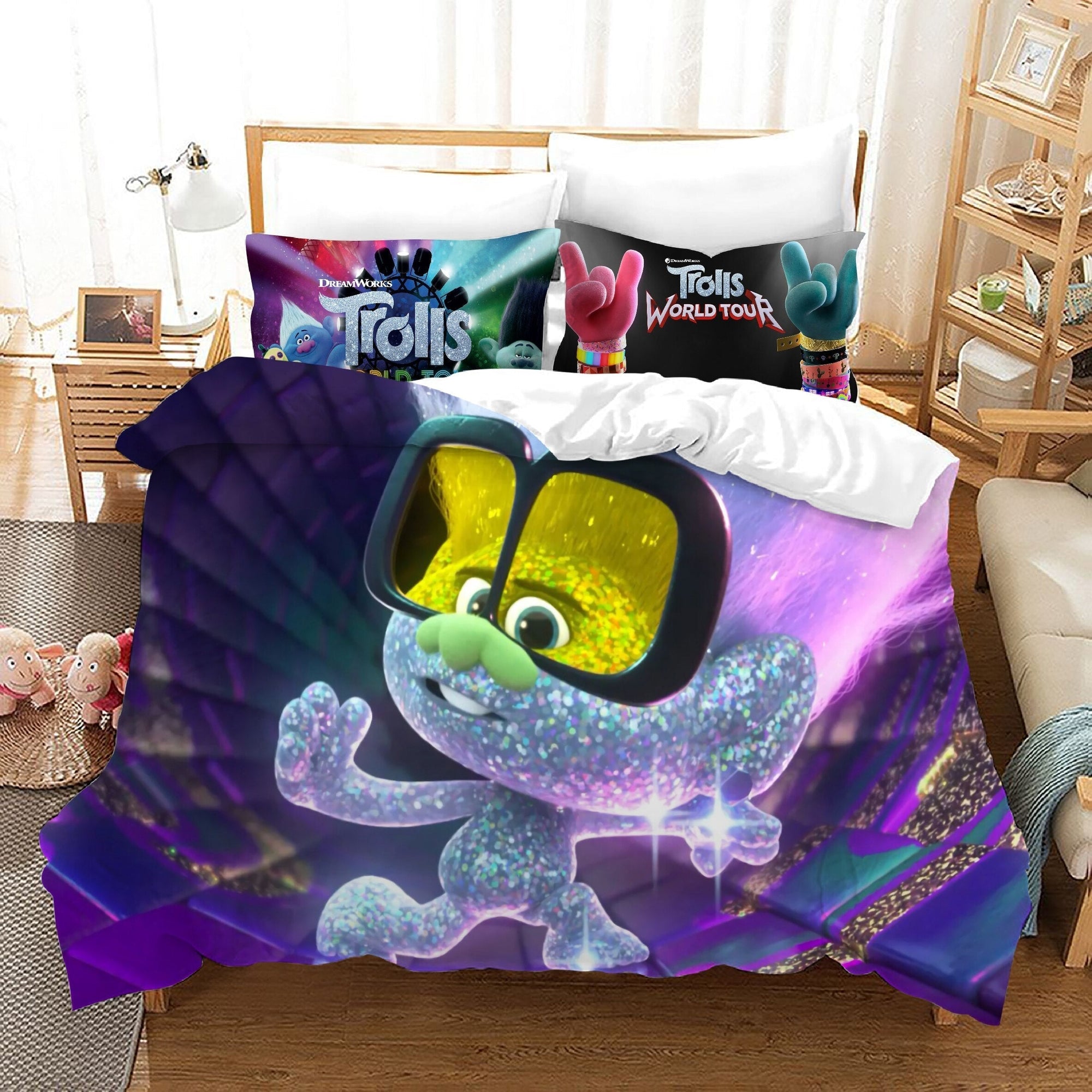 Povlak Na Přikrývku Trolls Jasně Růžový
