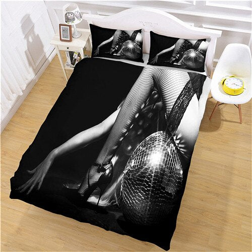 Černý Sexy Disco Povlak Na Peřinu