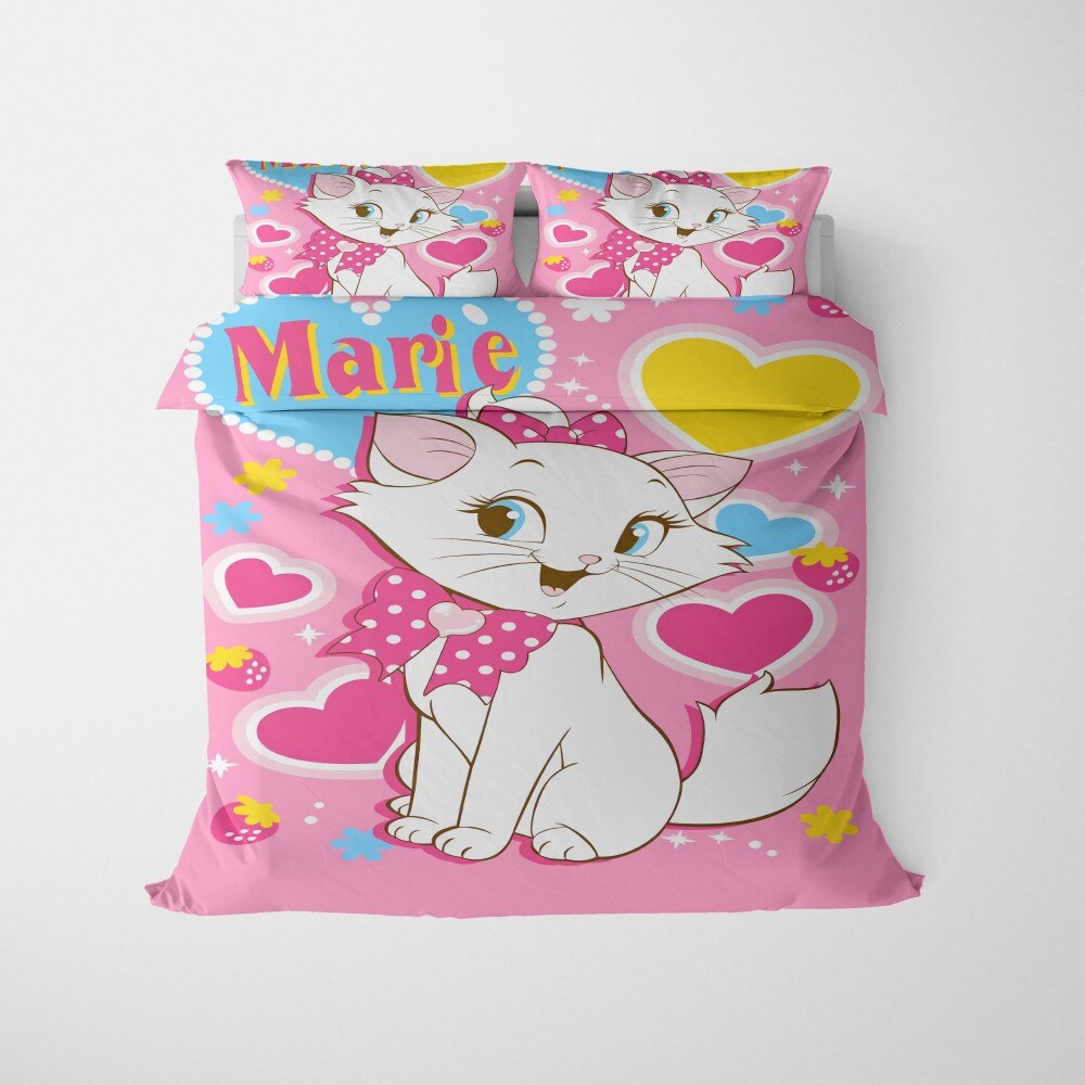 Růžový Povlak Na Přikrývku The Aristocats Marie Hearts
