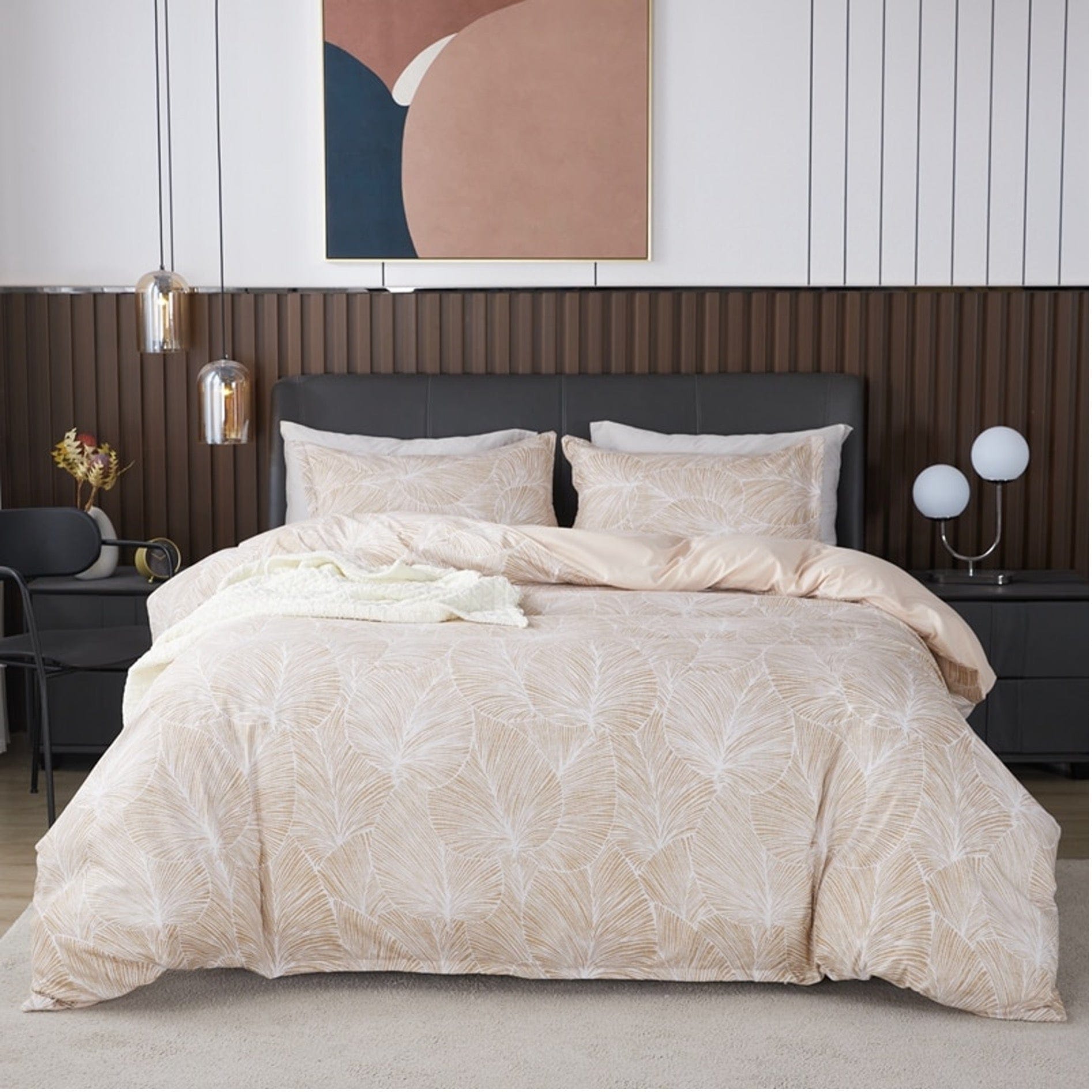 Povlak Na Přikrývku S Béžovým Vzorem