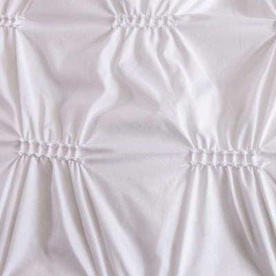 Bílý Plisovaný Povlak Na Peřinu