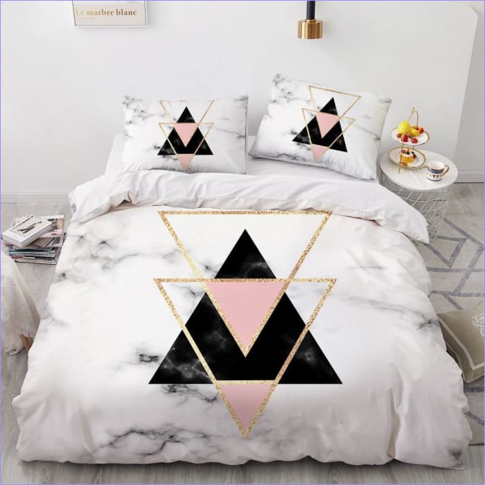 Triangulační Mramorový Povlak Na Peřinu