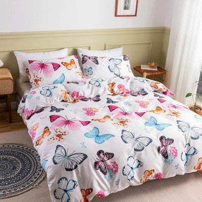 Vícebarevný Povlak Na Přikrývku Motýli