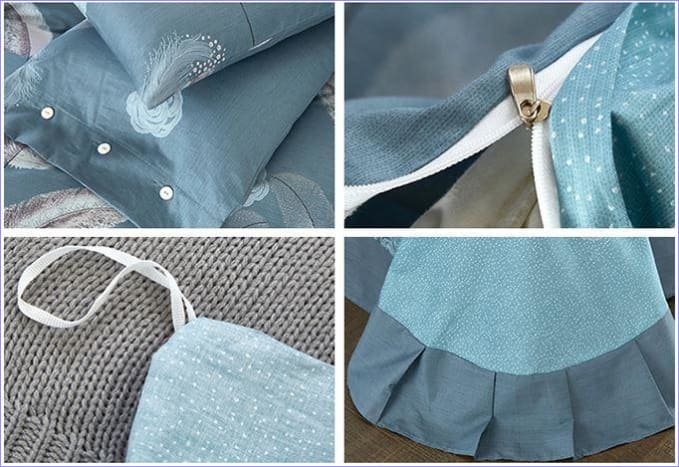 Nebesky Modrý Povlak Na Peřinu