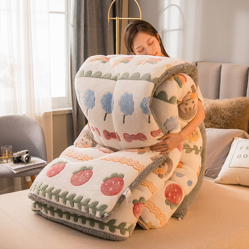 Ultra Měkká Bílá Fleecová Přikrývka