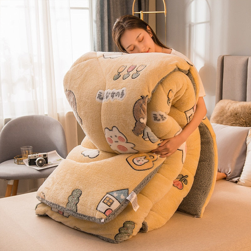 Ultra Měkká Žlutá Fleecová Přikrývka