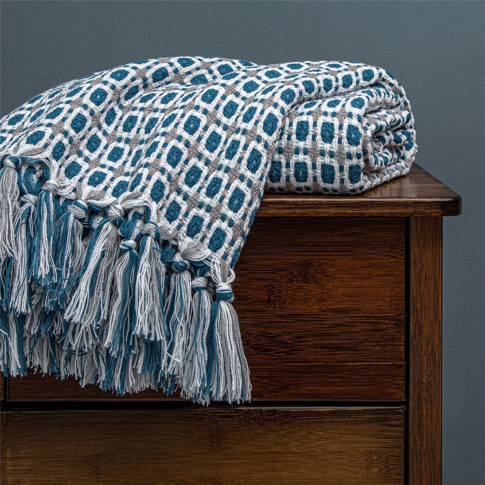 Teplá Pléd Pletená Deka Na Zimu