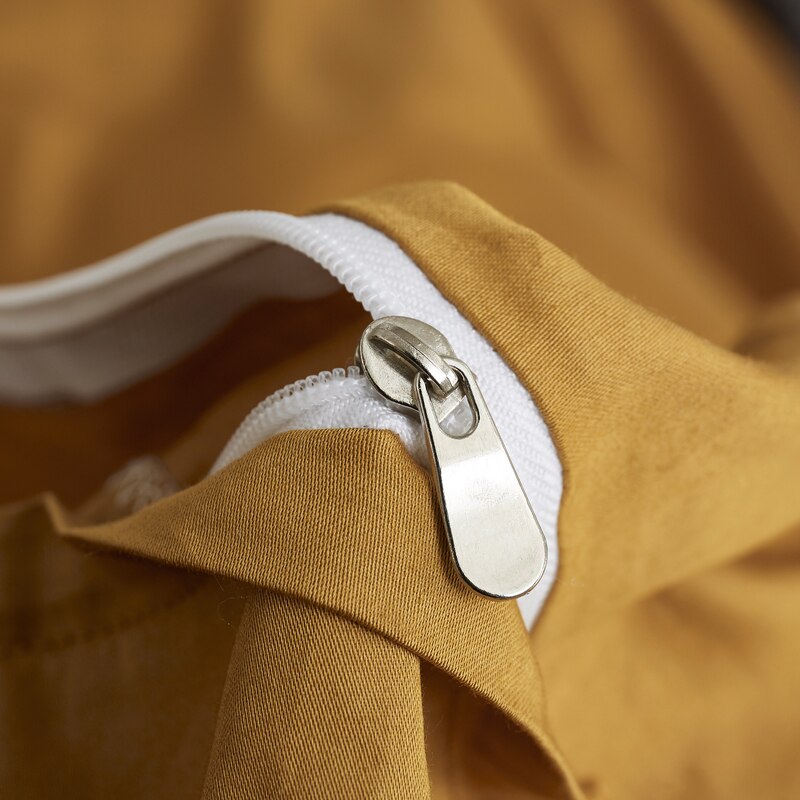 Sada Obyčejného Povlečení 100% Bavlna Žlutá