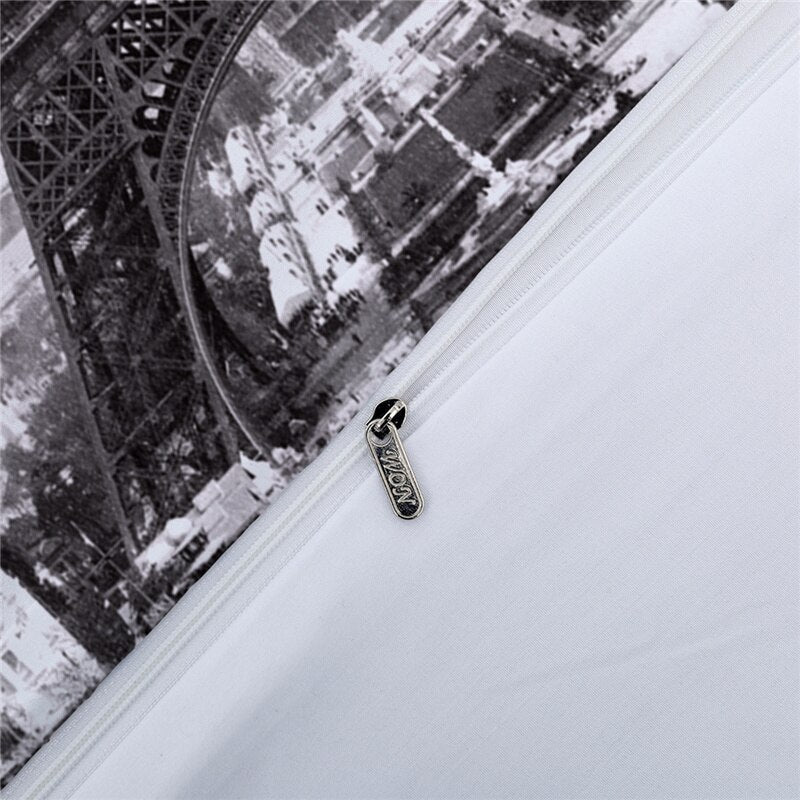 Bílý Povlak Na Peřinu Eiffelova Věž