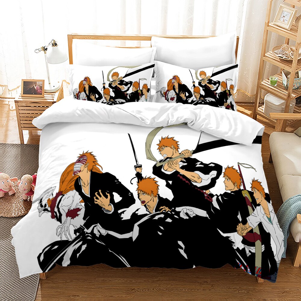 Bílý Povlak Na Přikrývku Ichigo Kurosaki