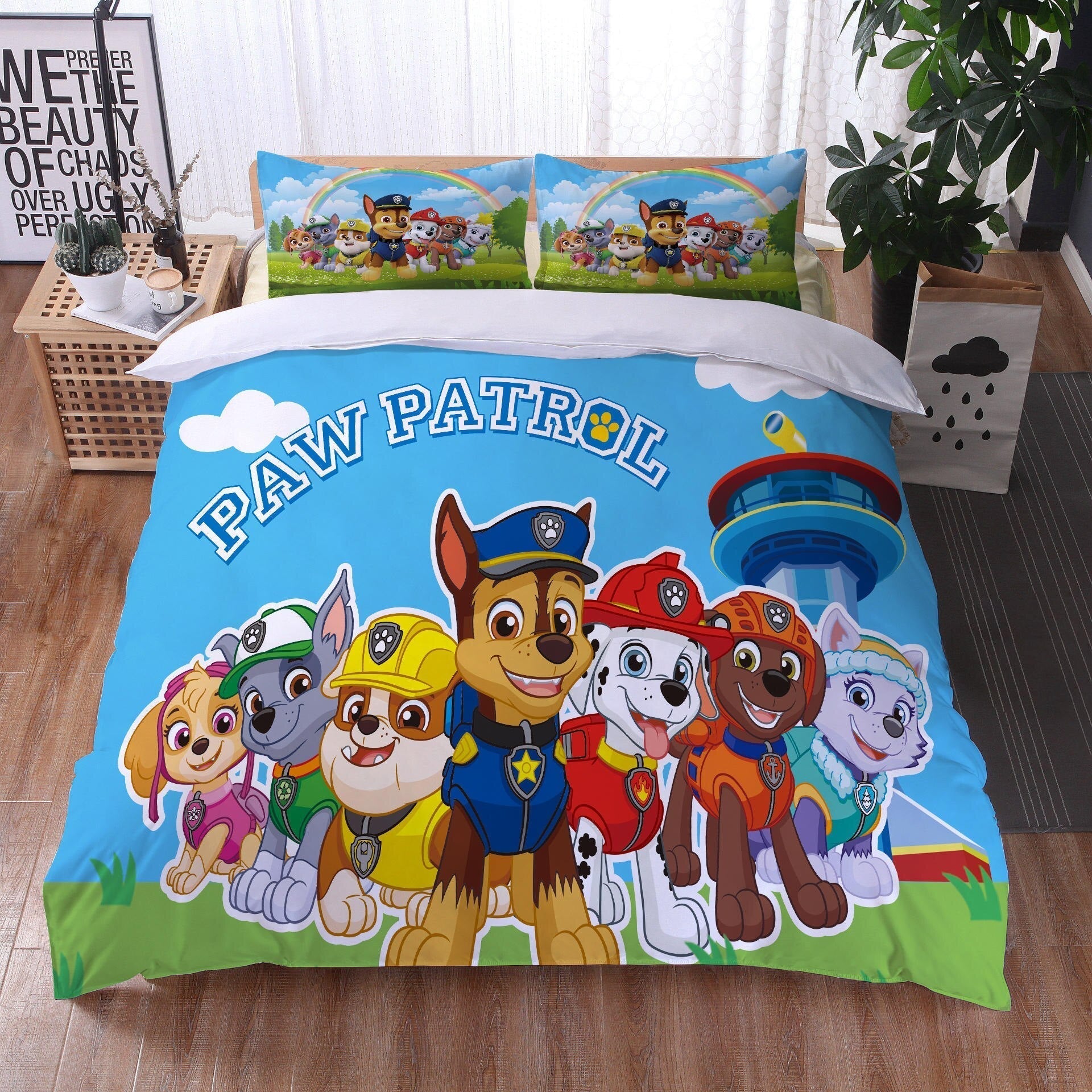 Modrý Povlak Na Přikrývku Paw Patrol Psi