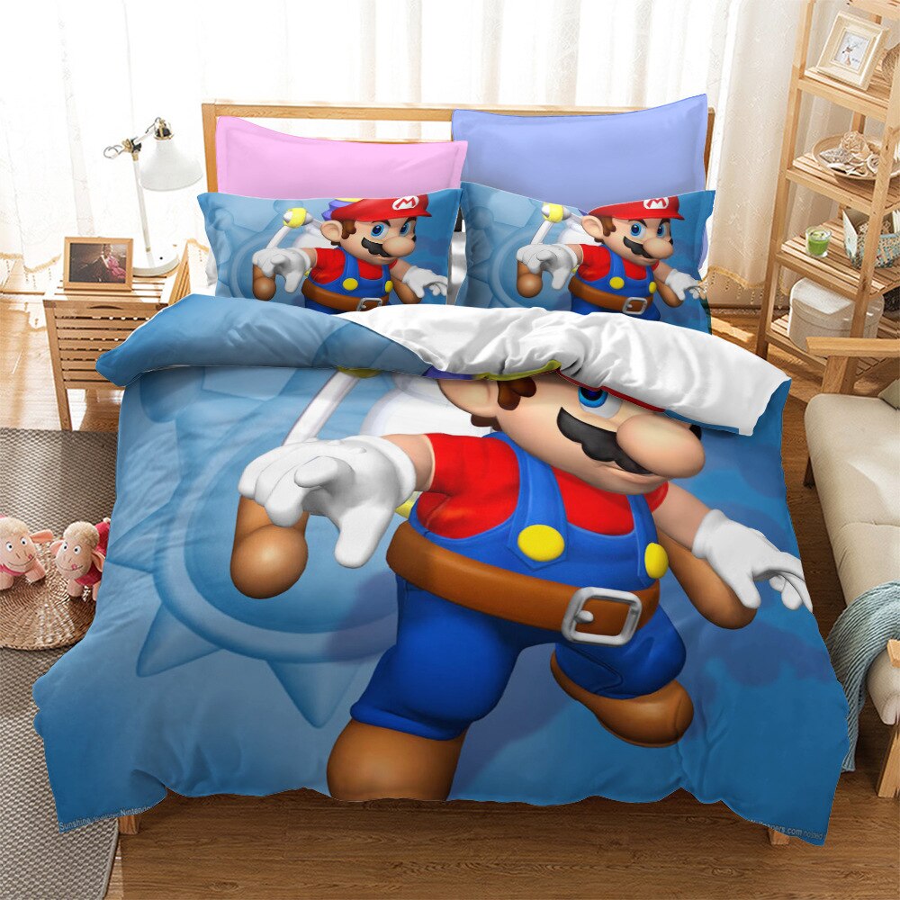 Povlak Na Peřinu Mario Blue