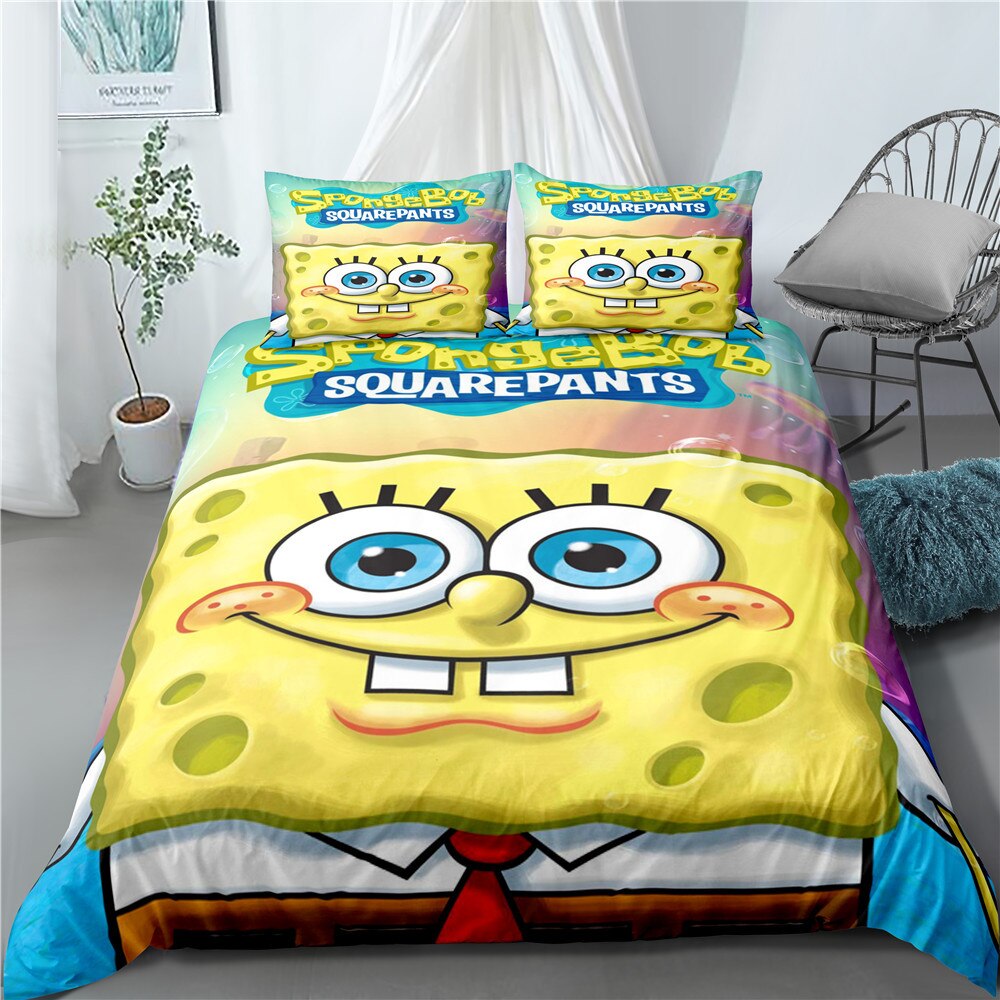 Povlak Na Přikrývku Sponge Bob Square