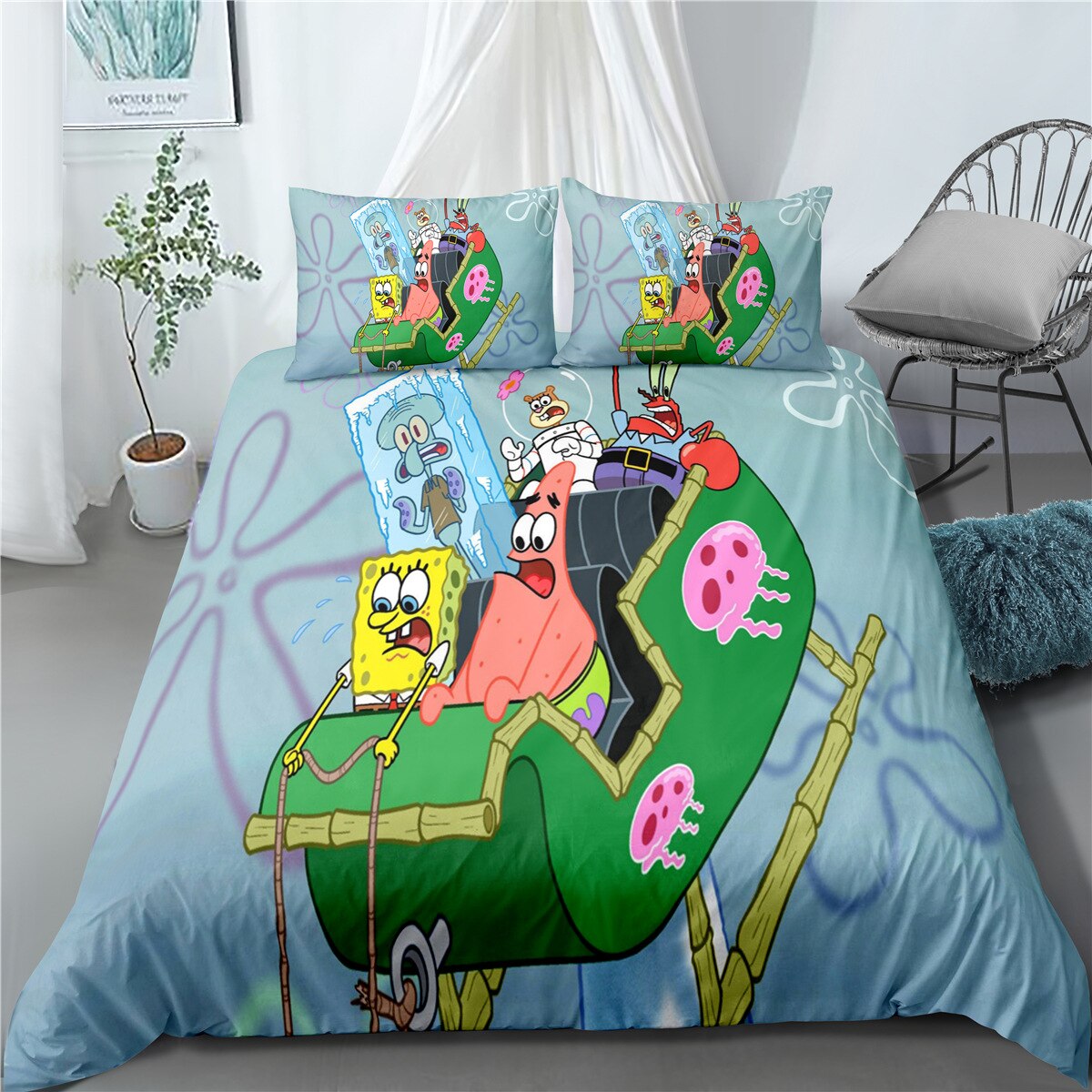 Povlak Na Přikrývku Spongebob Sleigh
