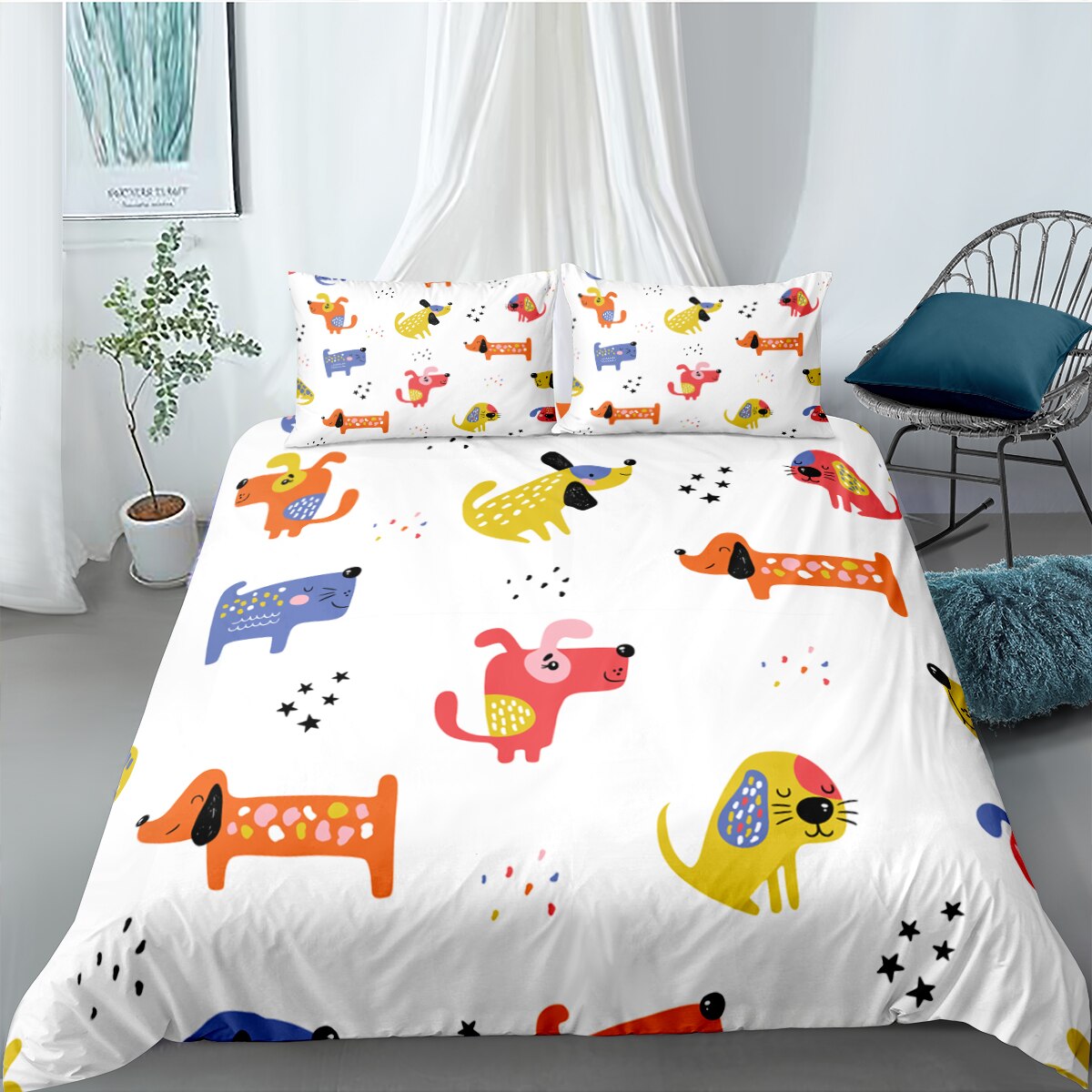 Barevný Povlak Na Přikrývku Pro Psy