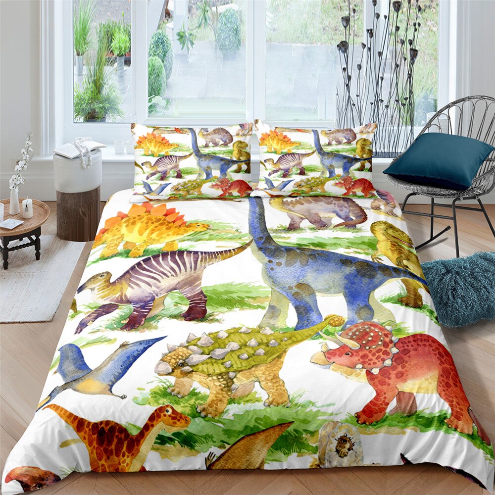 Roztomilý Povlak Na Přikrývku S Dinosaurem