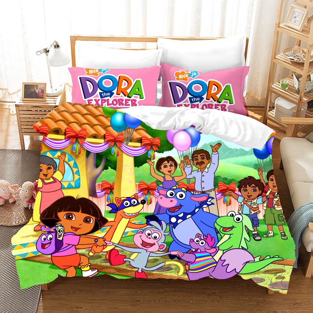 Rodinný Povlak Na Peřinu Dora The Explorer