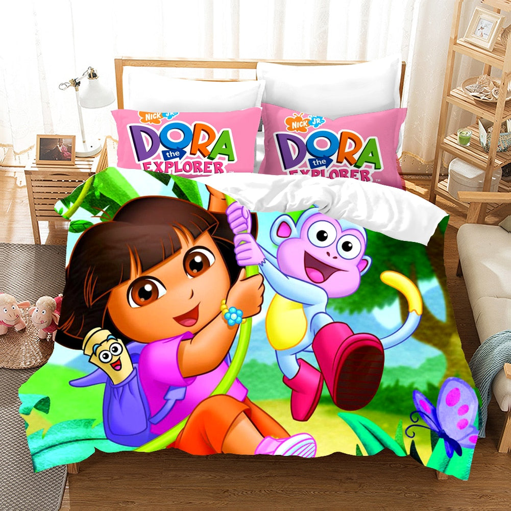 Dora The Explorer And Boots Povlak Na Přikrývku