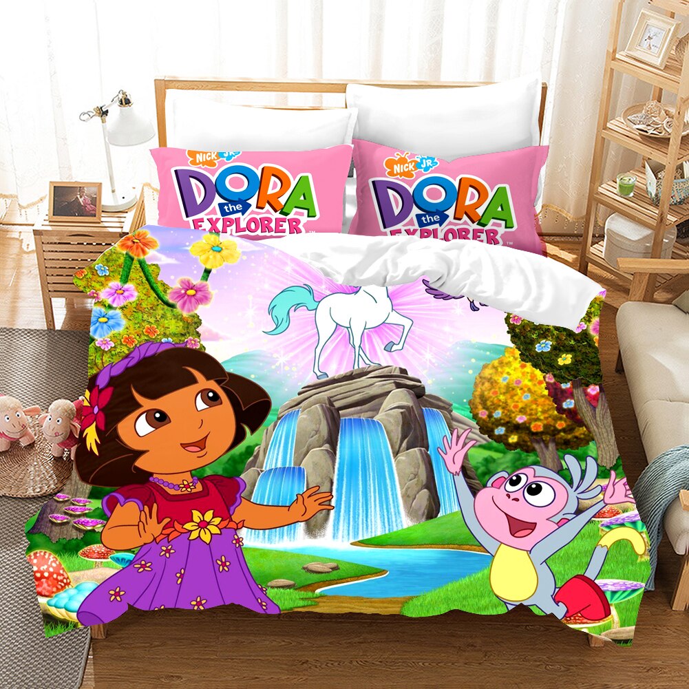 Průzkumnice Dora A Přikrývka Jednorožec