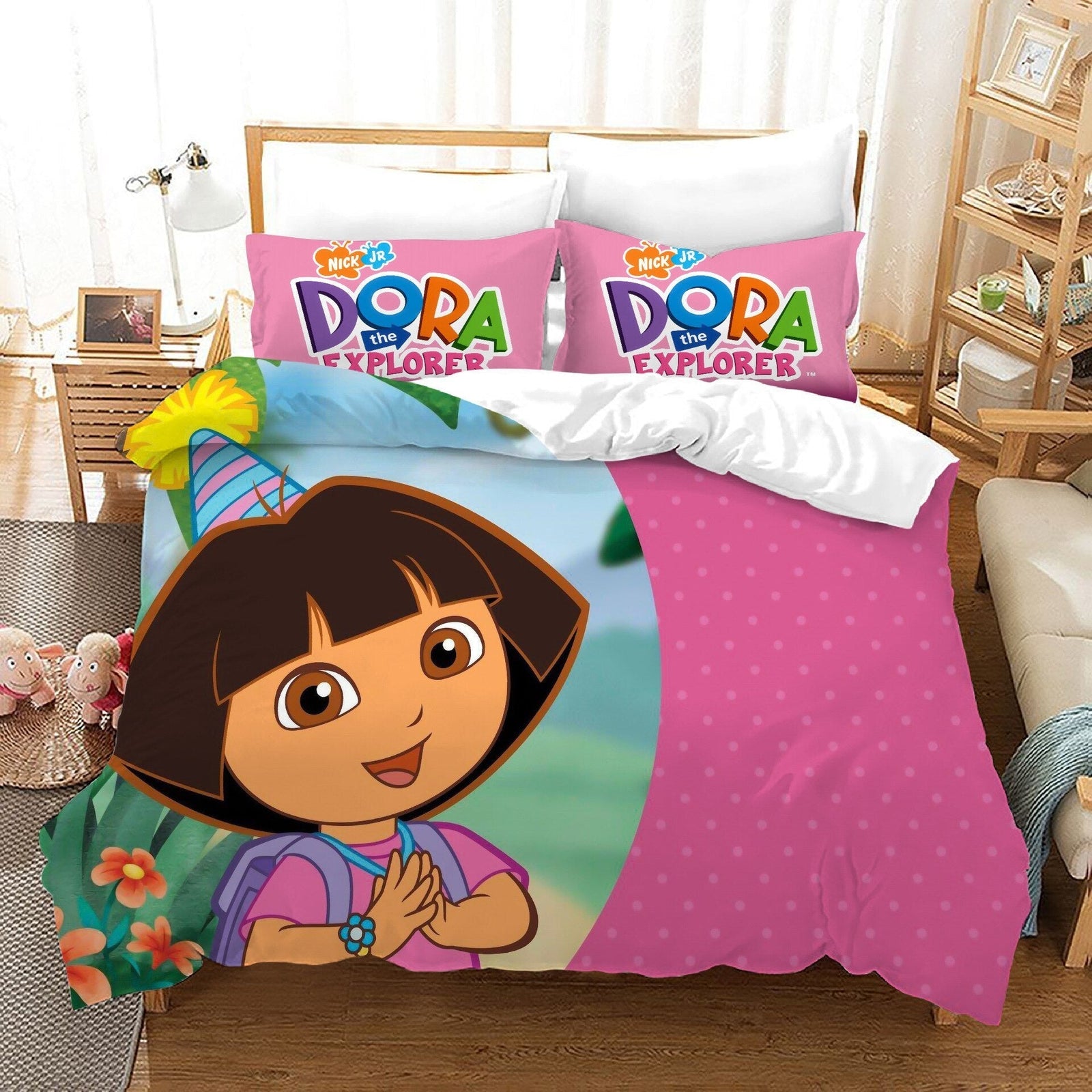 Povlak Na Přikrývku Dora The Explorer Růžový