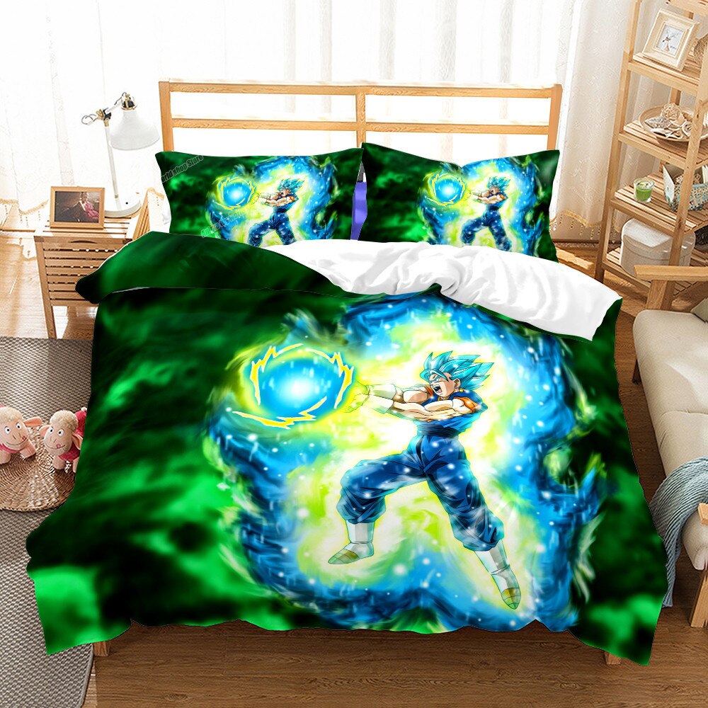 Pokrývka Na Přikrývku Dragon Ball Vegetato Green And Blue