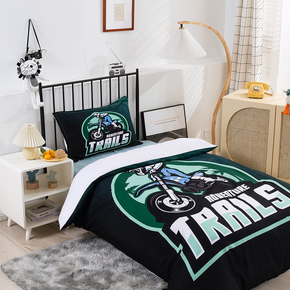 Moto Cross Dětská Přikrývka