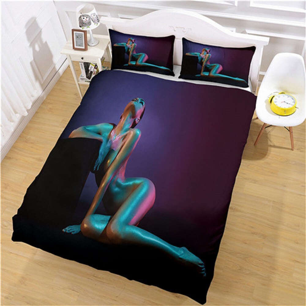 Sexy Nahá Žena Povlak Na Peřinu