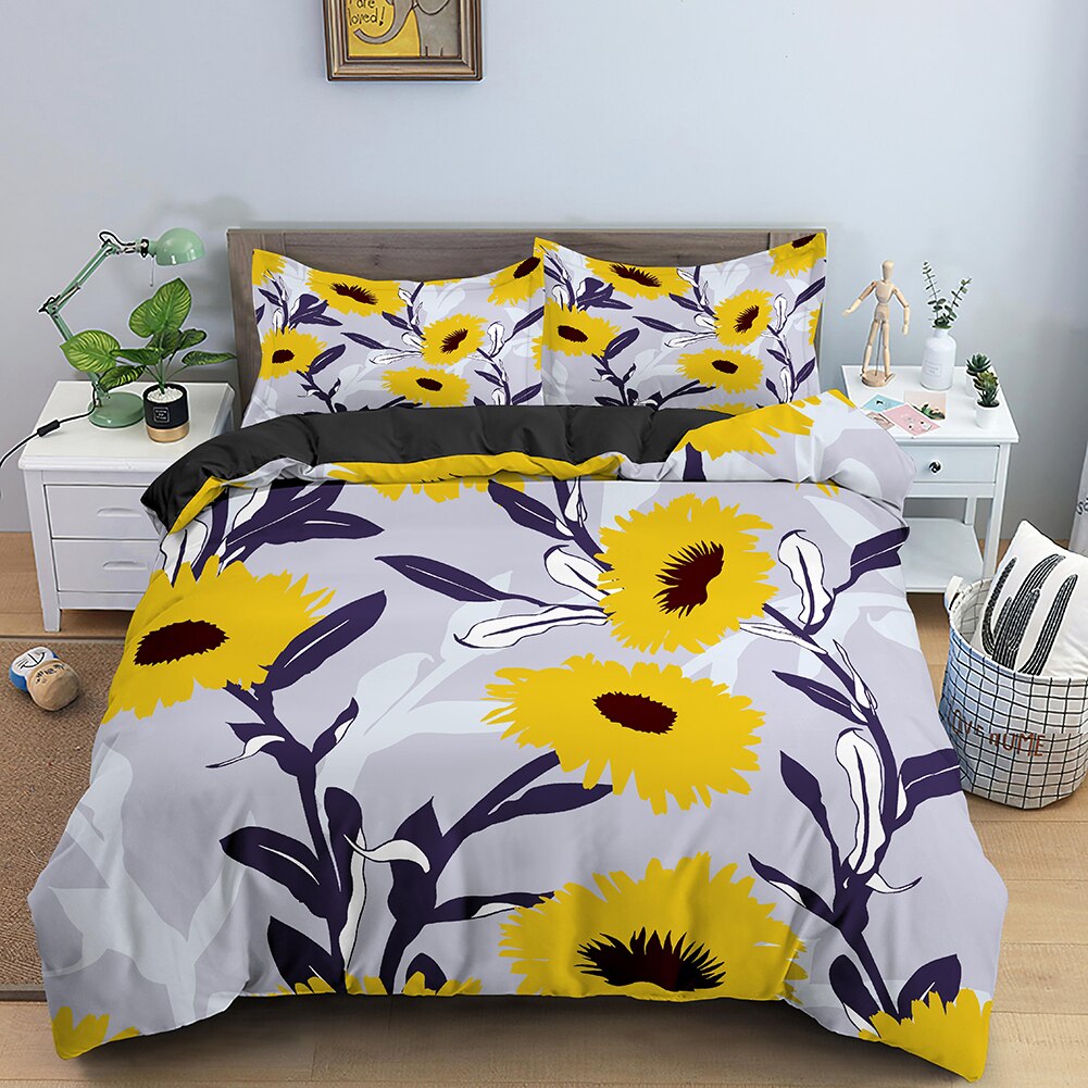 Žluté Květy Povlak Na Peřinu