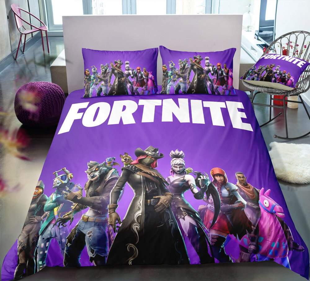 Povlak Na Přikrývku Fortnite Purple