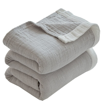 Světle Šedý Povlak Na Přikrývku Z Bavlněné Gázy