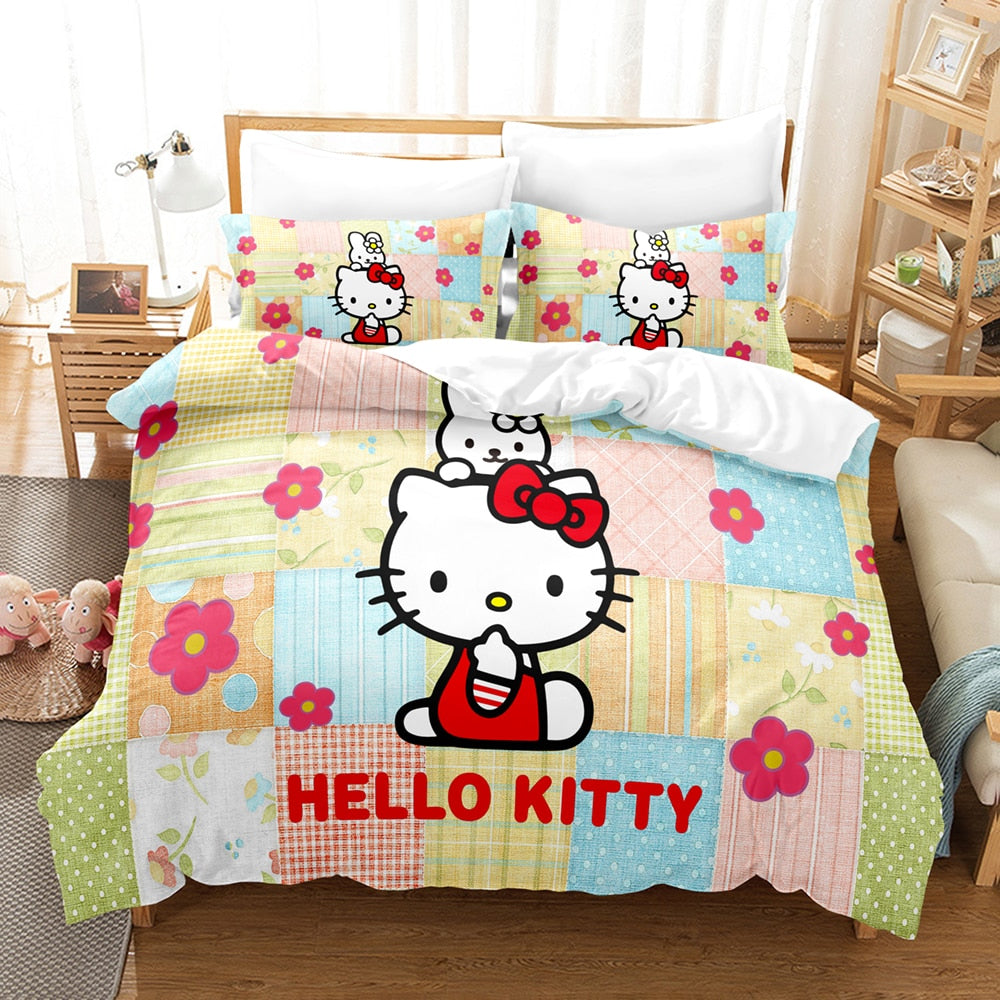 Povlak Na Přikrývku Hello Kitty Patchwork