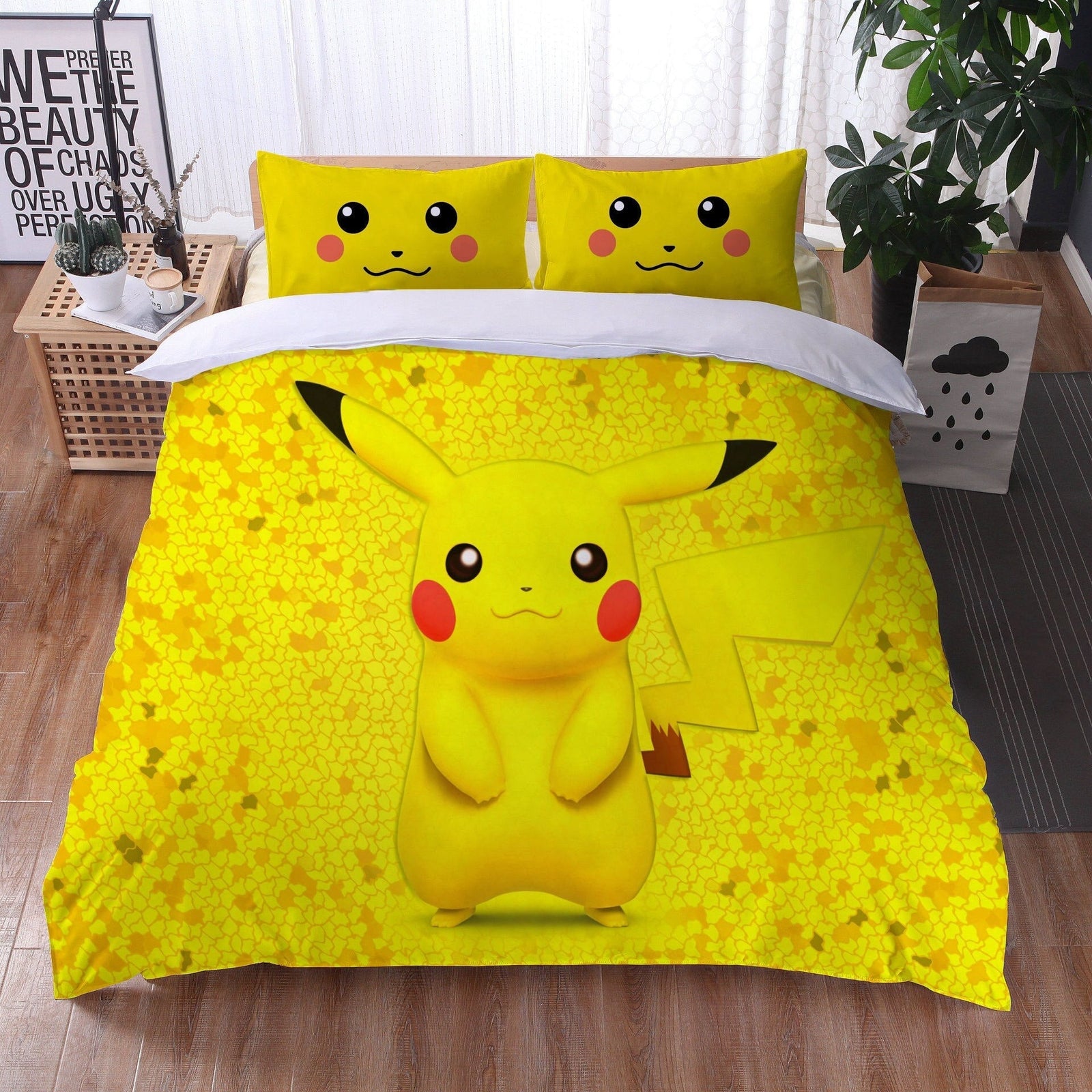 Žlutý Povlak Na Peřinu Pikachu Pokémon