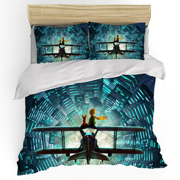 Povlak Na Přikrývku Malý Princ V Letadle