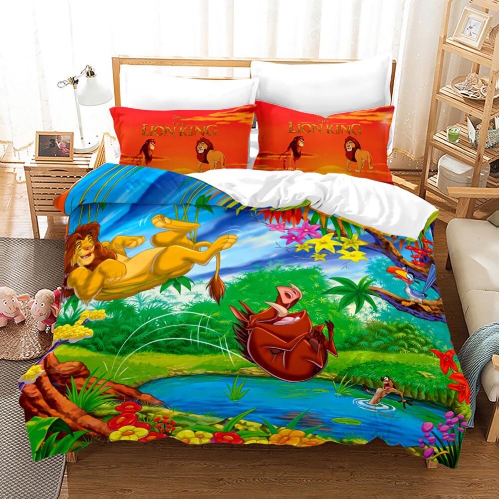 Povlak Na Peřinu Lví Král Simba A Jeho Přátelé Z Jezera