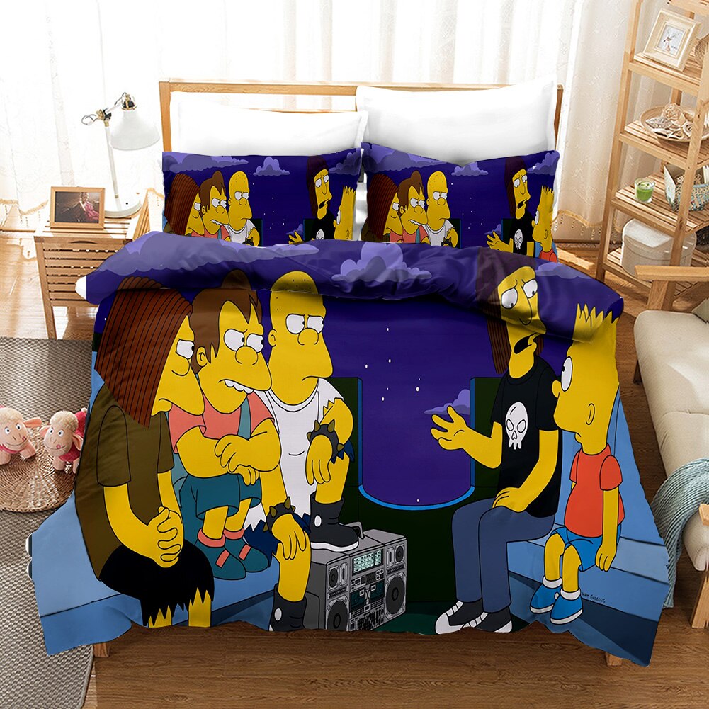 Povlak Na Přikrývku Simpsonovi Bart A Přátelé