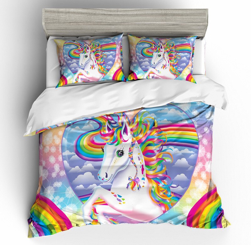 Povlak Na Přikrývku Rainbow Unicorn