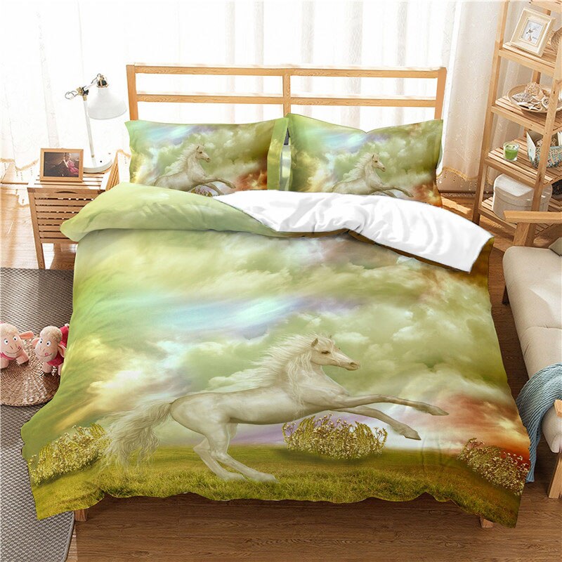 Bílý Povlak Na Přikrývku Unicorn