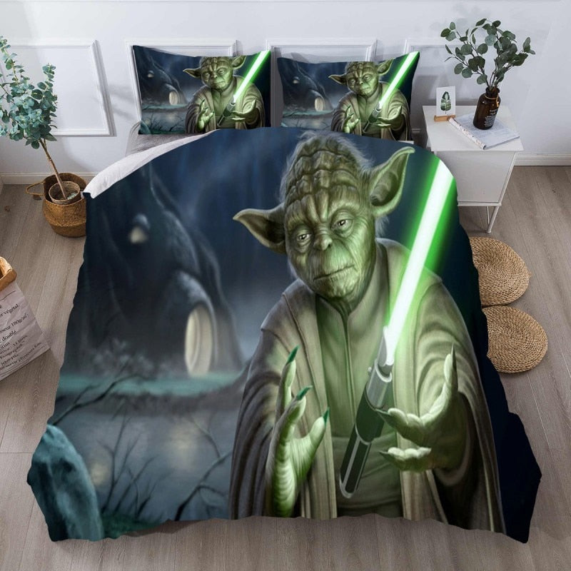 Přikrývka Na Přikrývku Mistr Yoda Se Světelným Mečem