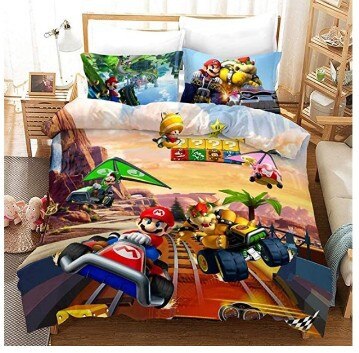 Mario A Bowser V Povlaku Na Přikrývku