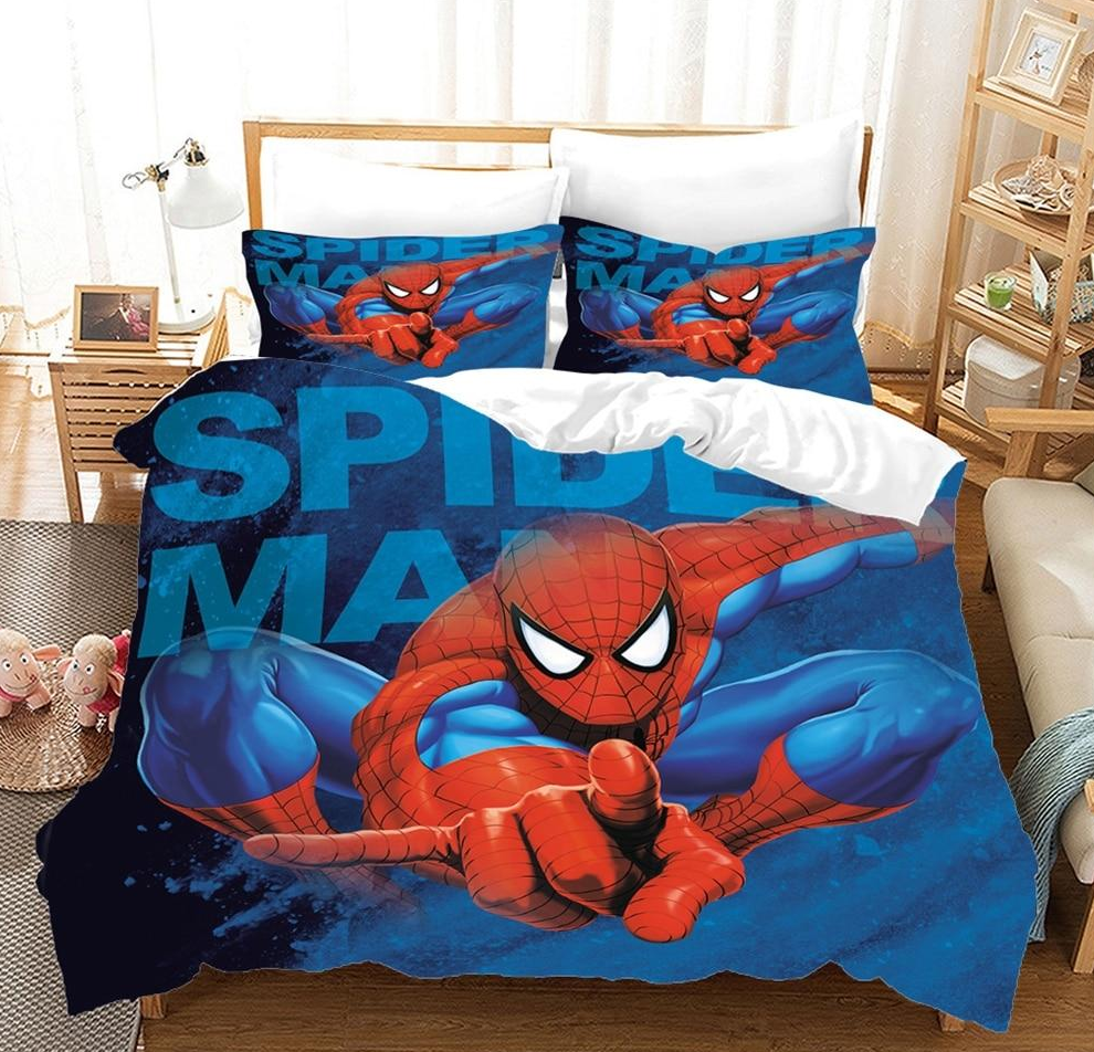 Modrý Povlak Na Přikrývku Marvel Spider Man