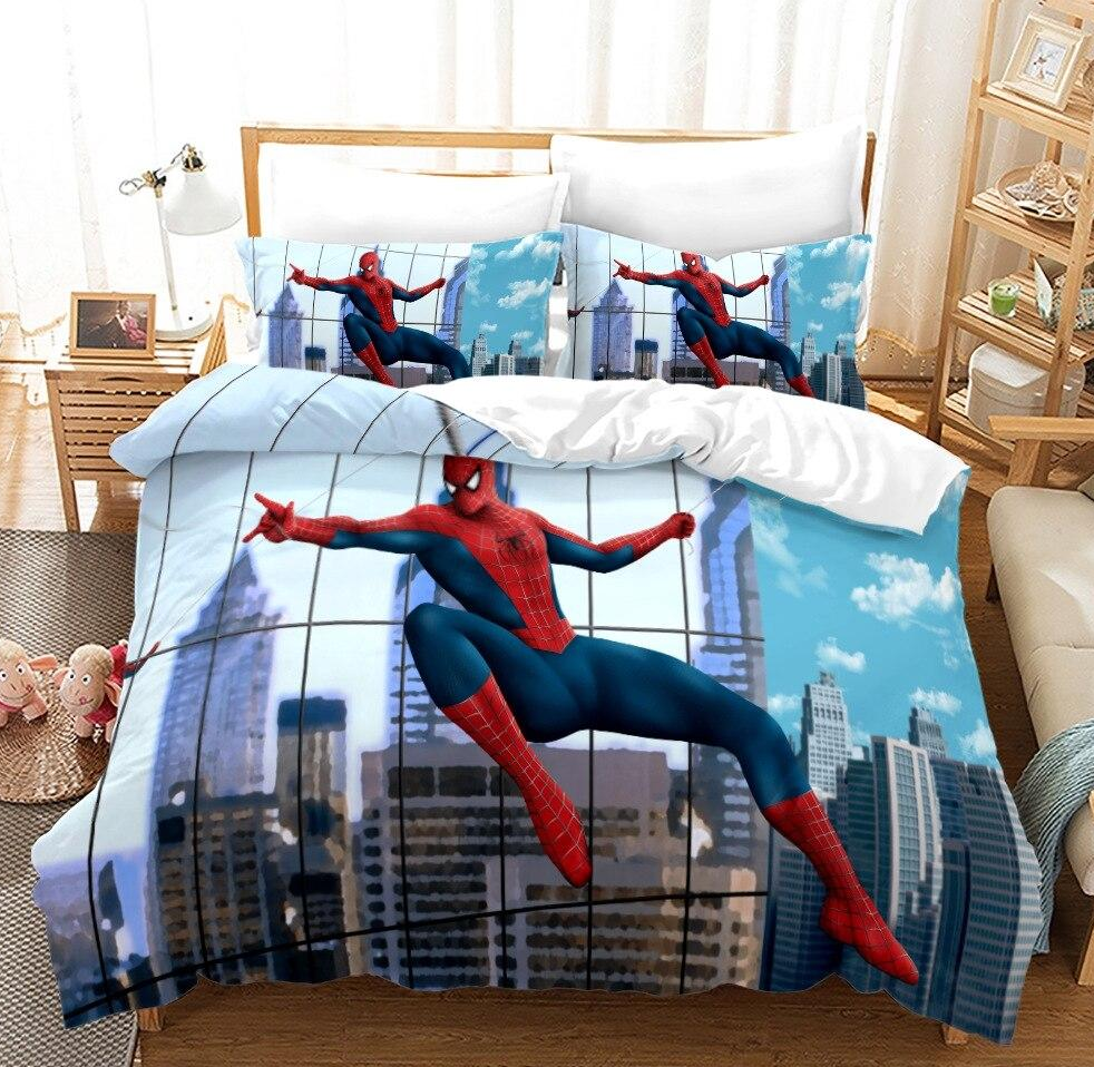 Přikrývka Marvel Spider Man Buildings