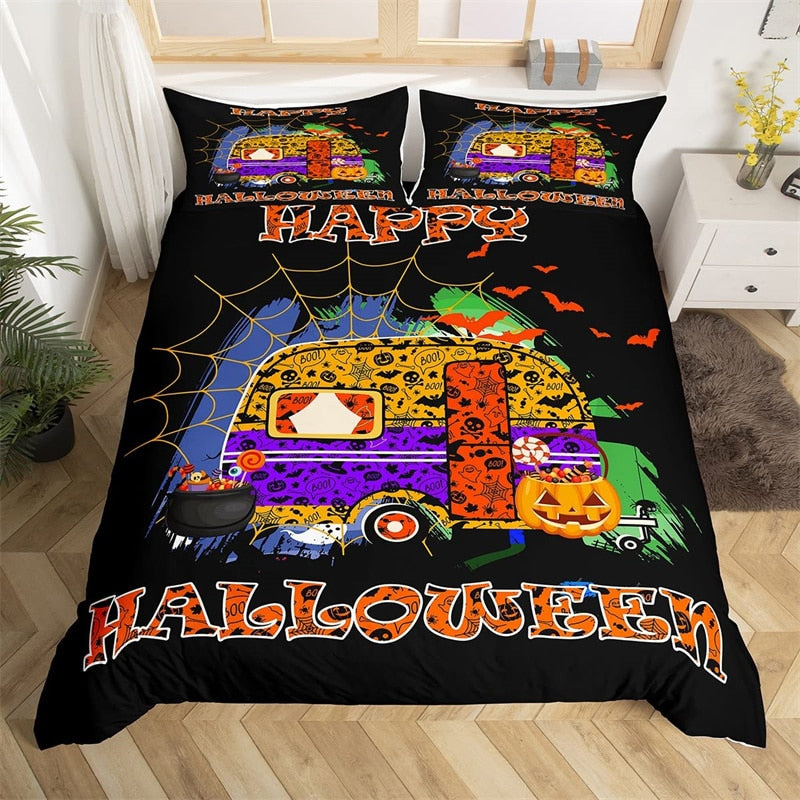 Vícebarevný Povlečení Na Halloweenskou Párty