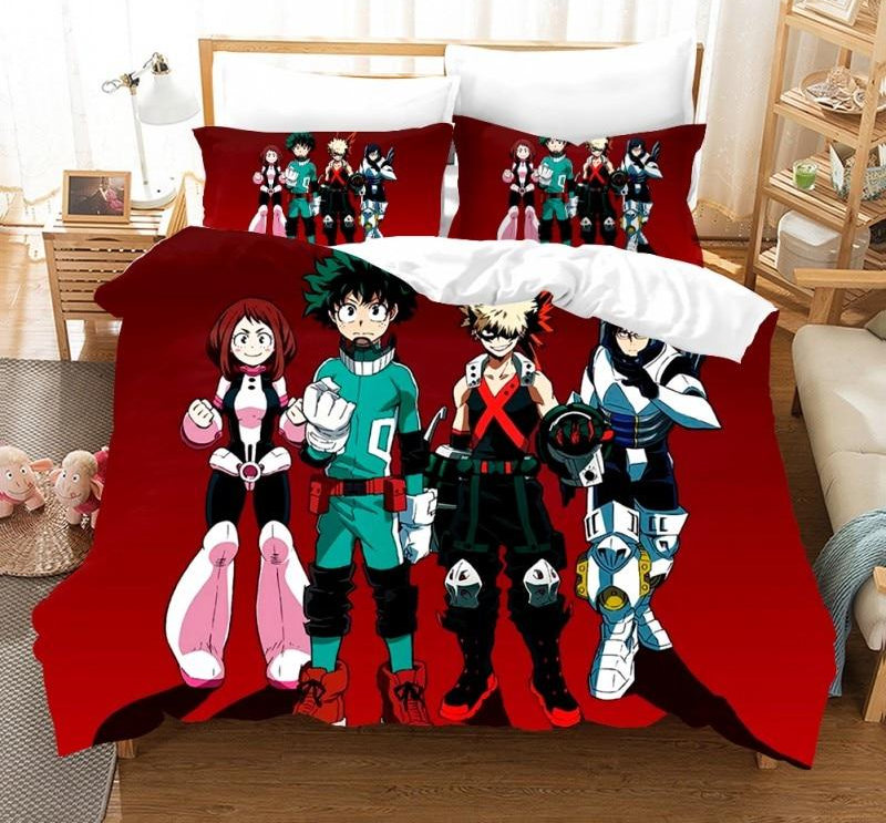 Červená Přikrývka My Hero Academia Izuku