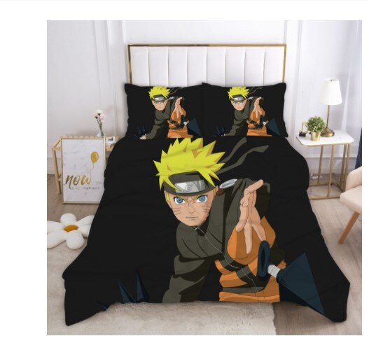 Černý Povlak Na Peřinu Naruto