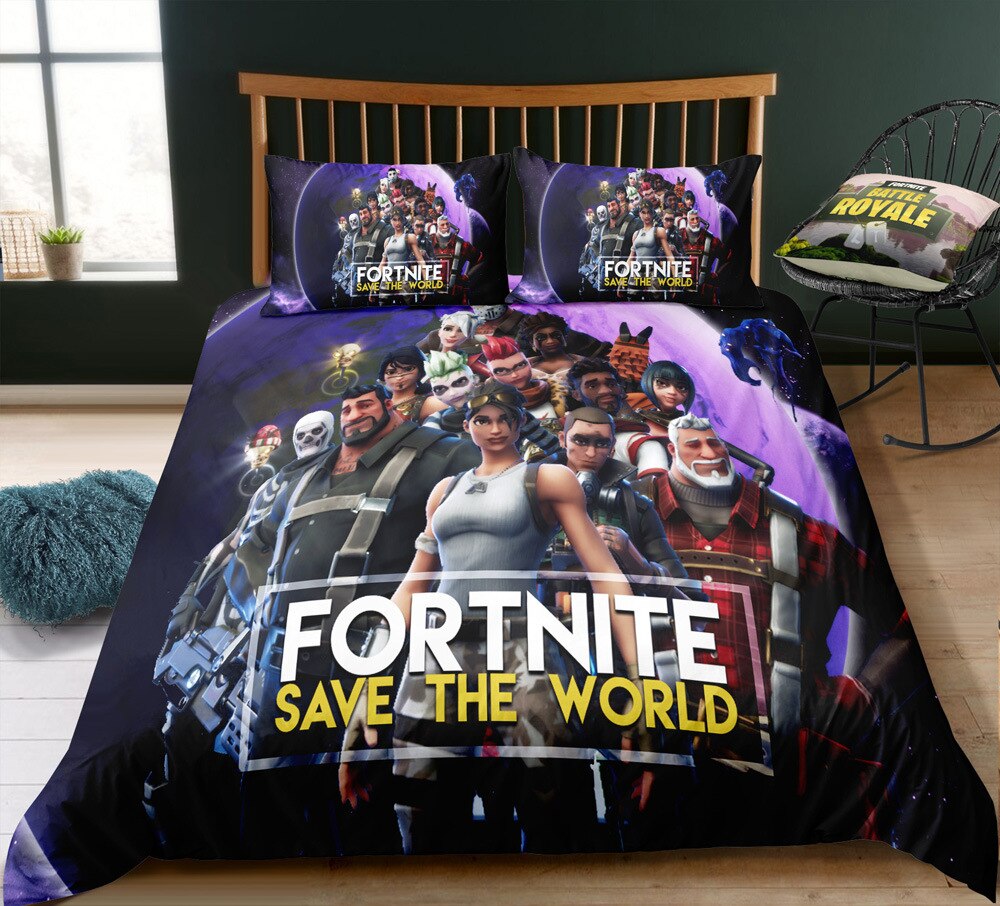 Černý Povlak Na Peřinu Fortnite Save The World