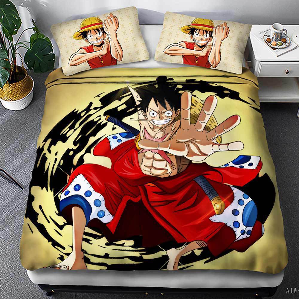 Jednodílný Luffy Žlutý Povlak Na Peřinu