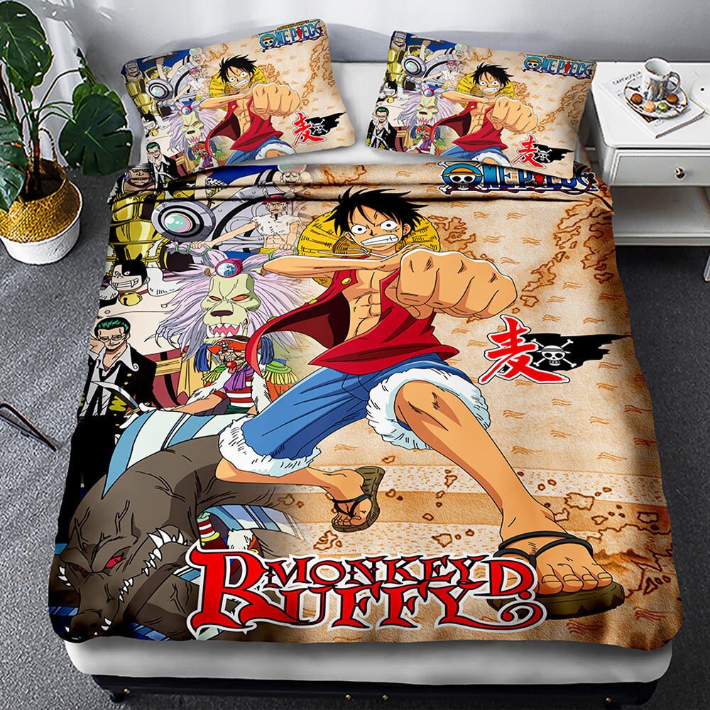 Jednodílný Povlak Na Přikrývku Monkey D Luffy