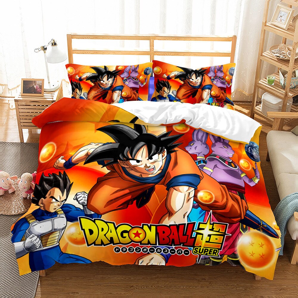 Oranžový Povlak Na Přikrývku Dragon Ball