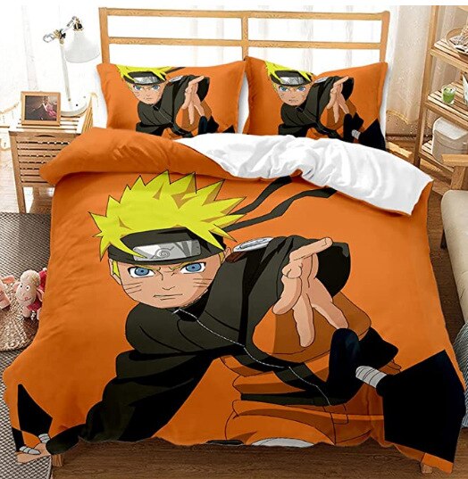 Oranžový Povlak Na Peřinu Naruto
