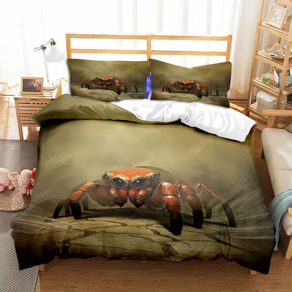 Roztomilý Malý Pavouk Povlak Na Přikrývku